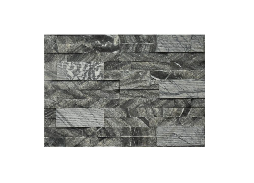 Silverwood Marble Z Panel Stack Stone 600 x 150 x 15-30mm
