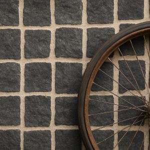 Raven Black Split Face Cobblestones