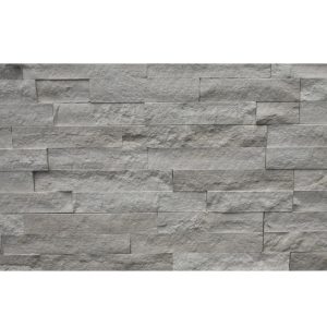Wooden White Marble Z Panel Stack Stone 600 x 150 x 15-30mm